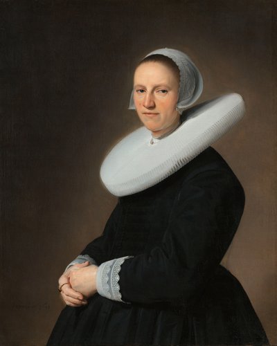Adriana Croesin muotokuva (1599-1656) tekijältä Johannes Cornelisz. Verspronck
